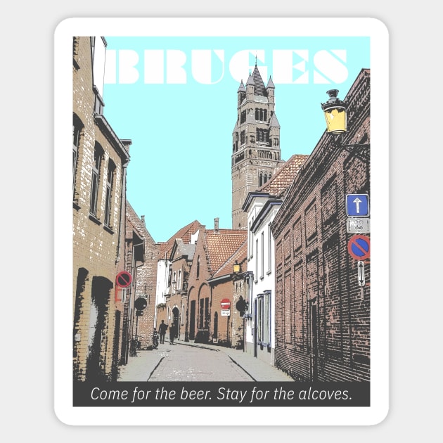 Bruges Sticker by alexwahlberg